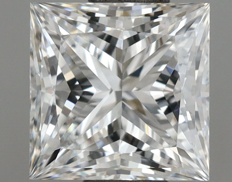 1.16 Carat Princess Shaped, Ideal Cut, D Color, VVS2 Clarity, IGI Certified Lab Grown Diamond