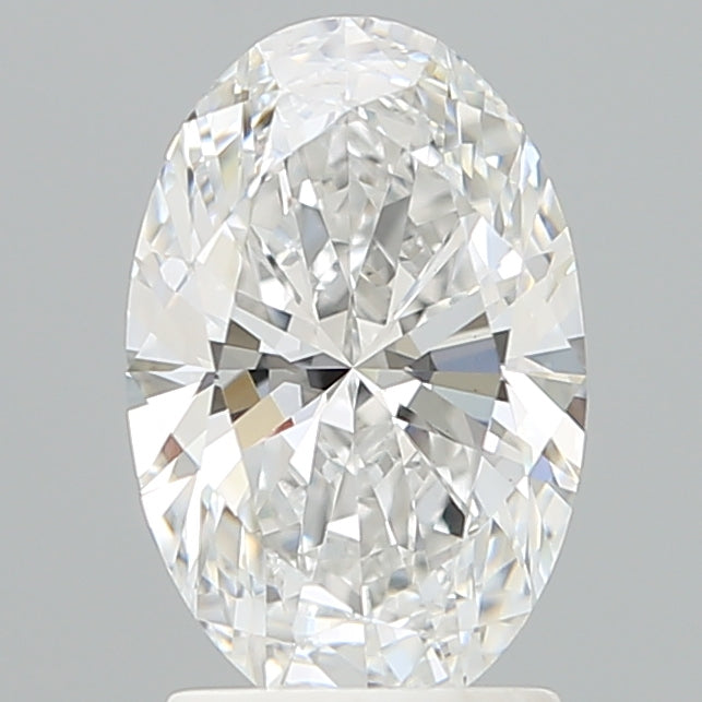 2.06 Carat Oval Shaped, Ideal Cut, D Color, VVS2 Clarity, IGI Certified Lab Grown Diamond