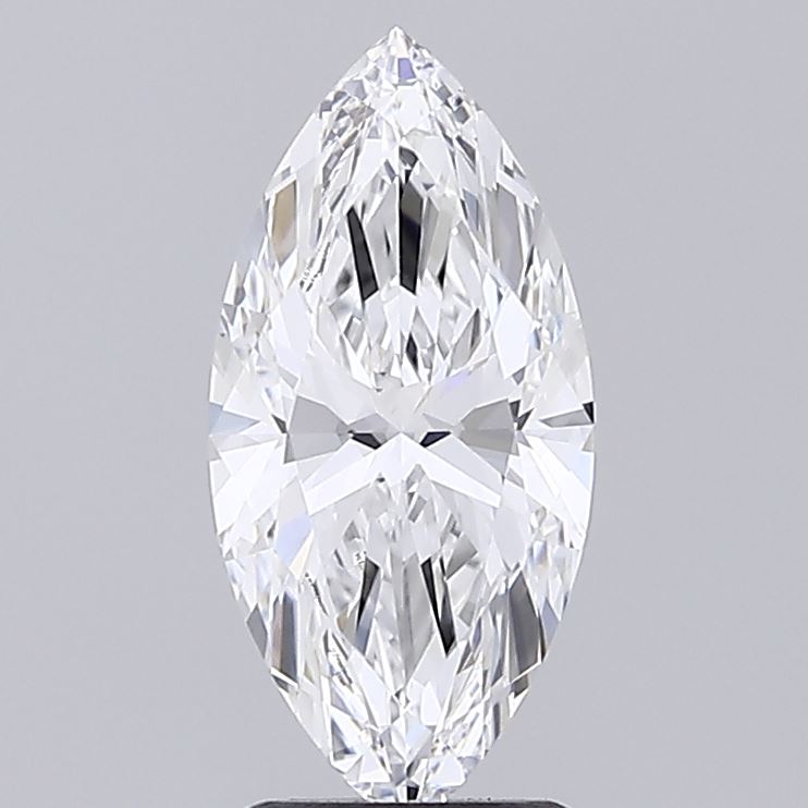1.56 Carat Marquise Shaped, Ideal Cut, E Color, VVS1 Clarity, IGI Certified Lab Grown Diamond