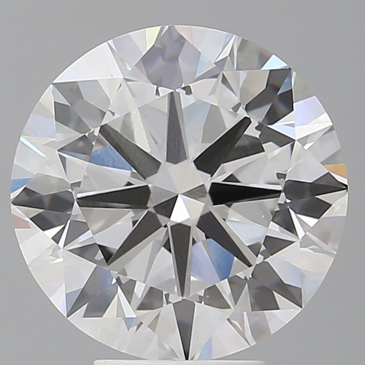 6.02 Carat Round Shaped, Excellent Cut, E Color, VVS2 Clarity, IGI Certified Lab Grown Diamond