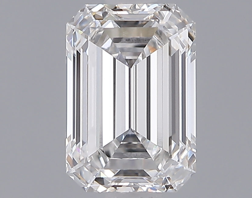1.57 Carat Emerald Shaped, Ideal Cut, E Color, VVS2 Clarity, IGI Certified Lab Grown Diamond