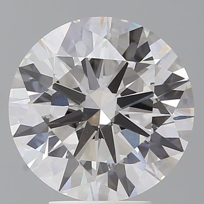 4.57 Carat Round Shaped, Ideal Cut, E Color, VVS2 Clarity, IGI Certified Lab Grown Diamond