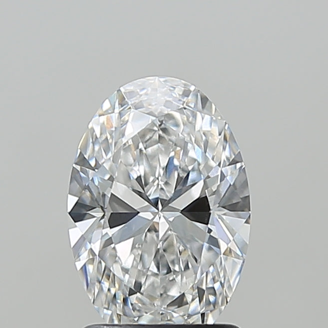 1.52 Carat Oval Shaped, Ideal Cut, D Color, VVS2 Clarity, IGI Certified Lab Grown Diamond