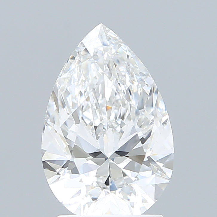 2.00 Carat Pear Shaped, Excellent Cut, E Color, VVS1 Clarity, IGI Certified Lab Grown Diamond