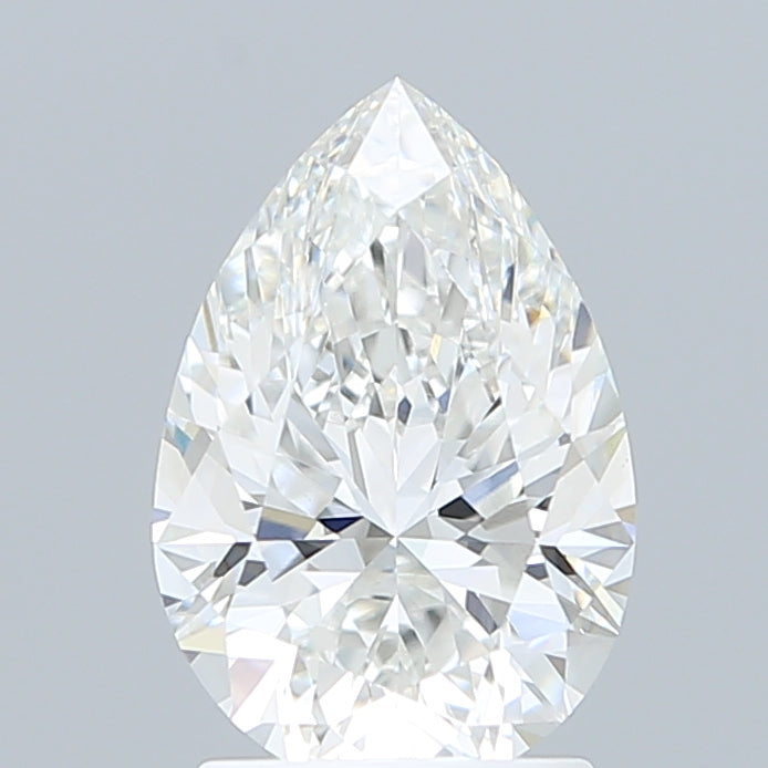 2.07 Carat Pear Shaped, Excellent Cut, E Color, VVS2 Clarity, IGI Certified Lab Grown Diamond