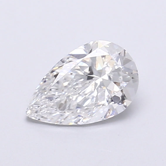 0.70 Carat Pear Shaped, Very Good Cut, D Color, VS1 Clarity, IGI Certified Lab Grown Diamond