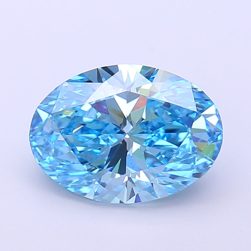 3.01 Carat Oval Shaped, Very Good Cut, VS1 Clarity, IGI Certified Lab Grown Diamond