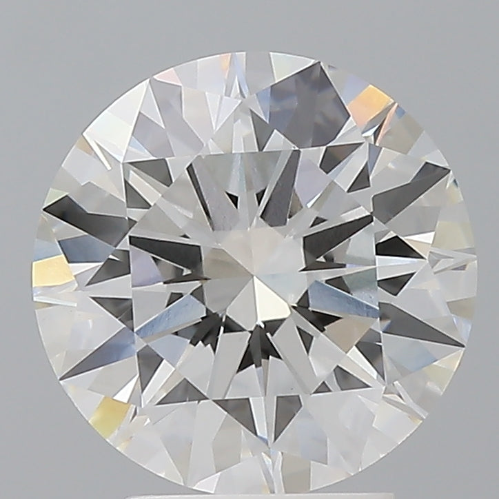 3.52 Carat Round Shaped, Ideal Cut, F Color, VVS2 Clarity, IGI Certified Lab Grown Diamond