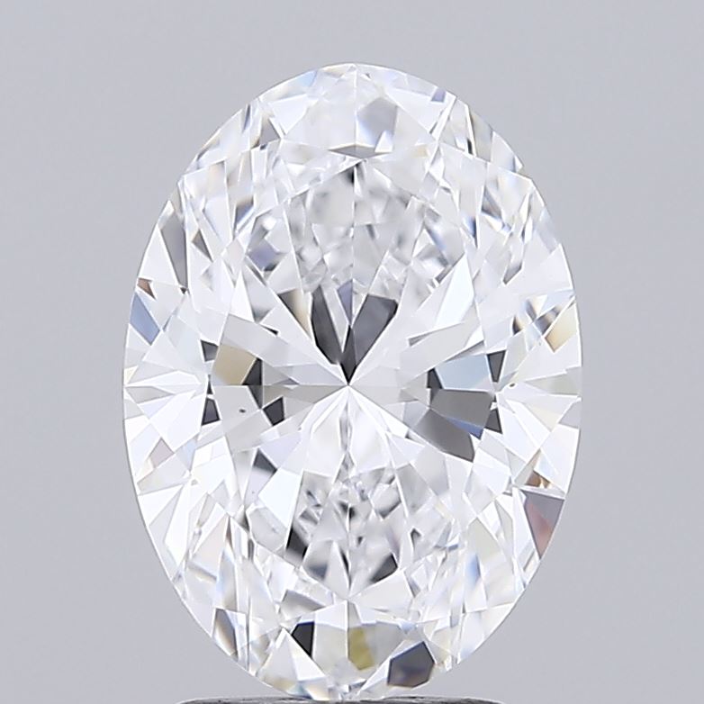 2.80 Carat Oval Shaped, Excellent Cut, D Color, IF Clarity, IGI Certified Lab Grown Diamond