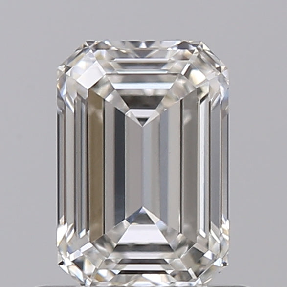 0.73 Carat Emerald Shaped, Ideal Cut, G Color, VVS2 Clarity, IGI Certified Lab Grown Diamond