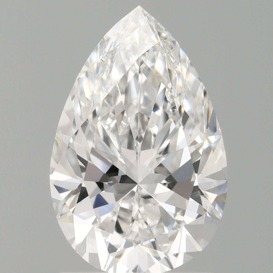 1.59 Carat Pear Shaped, Ideal Cut, E Color, VVS2 Clarity, IGI Certified Lab Grown Diamond