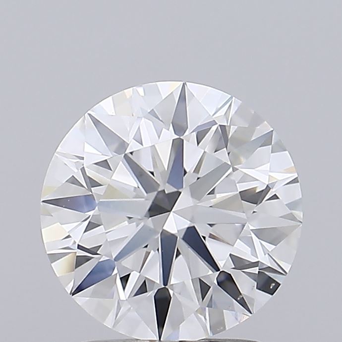 2.12 Carat Round Shaped, Ideal Cut, E Color, VVS2 Clarity, IGI Certified Lab Grown Diamond