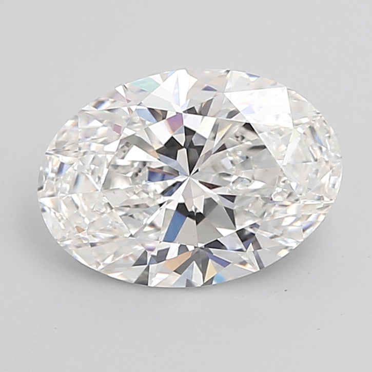3.08 Carat Oval Shaped, Ideal Cut, E Color, VVS2 Clarity, IGI Certified Lab Grown Diamond
