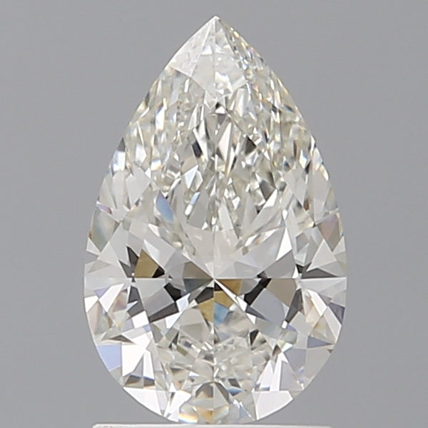 1.58 Carat Pear Shaped, Ideal Cut, G Color, VS1 Clarity, IGI Certified Lab Grown Diamond