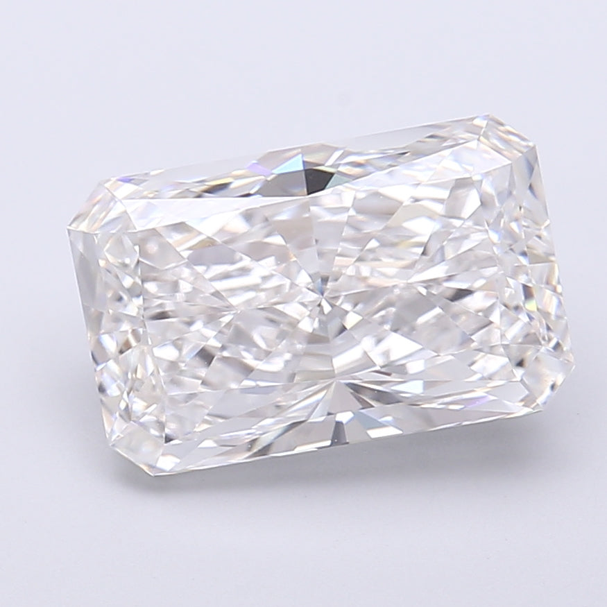 4.51 Carat Radiant Shaped, Very Good Cut, E Color, VVS2 Clarity, IGI Certified Lab Grown Diamond