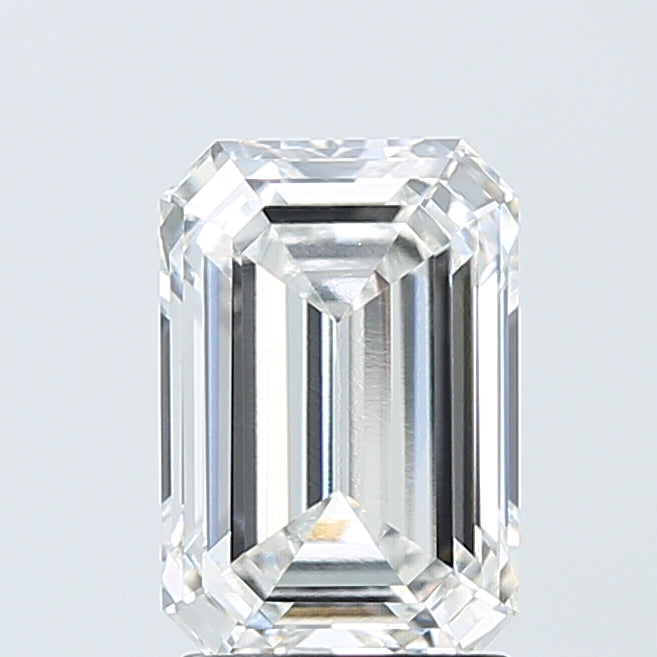 2.52 Carat Emerald Shaped, Ideal Cut, E Color, VVS2 Clarity, IGI Certified Lab Grown Diamond