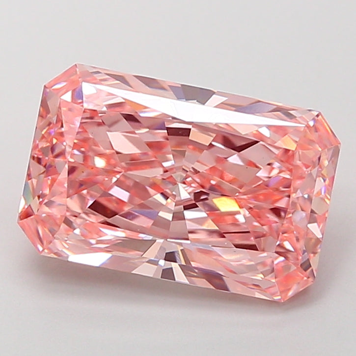 4.06 Carat Radiant Shaped, Very Good Cut, VS1 Clarity, IGI Certified Lab Grown Diamond