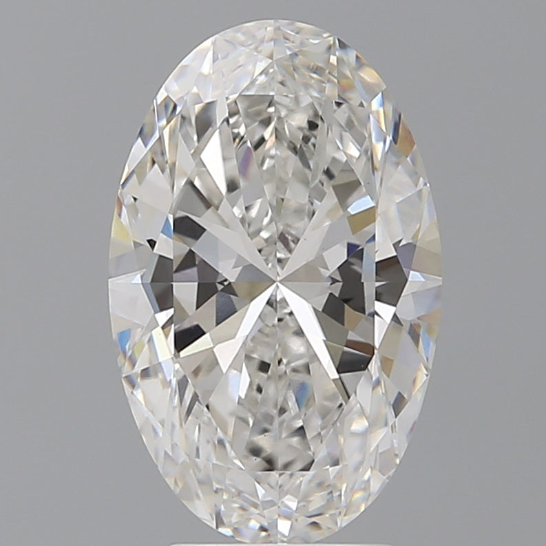 4.02 Carat Oval Shaped, Ideal Cut, F Color, VS1 Clarity, IGI Certified Lab Grown Diamond