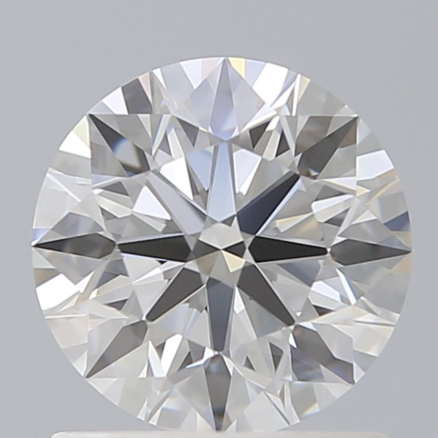 1.12 Carat Round Shaped, Ideal Cut, D Color, VVS2 Clarity, IGI Certified Lab Grown Diamond