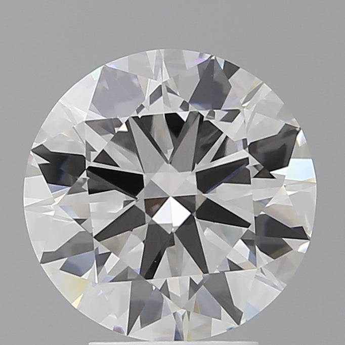 4.02 Carat Round Shaped, Ideal Cut, F Color, VVS2 Clarity, IGI Certified Lab Grown Diamond