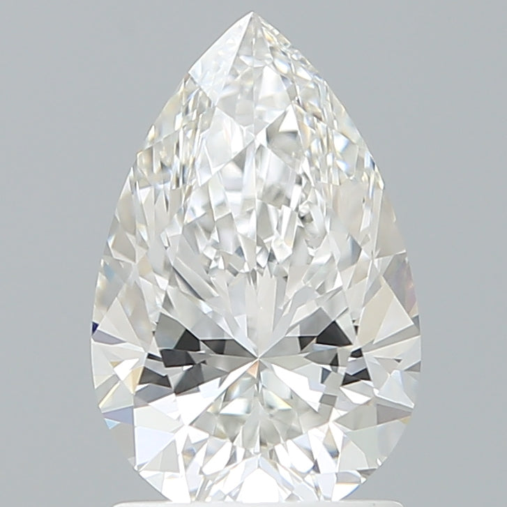 1.71 Carat Pear Shaped, Excellent Cut, F Color, VVS2 Clarity, IGI Certified Lab Grown Diamond