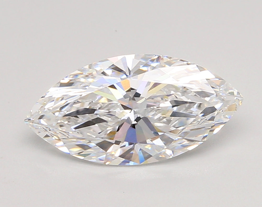 2.52 Carat Marquise Shaped, Ideal Cut, E Color, VVS2 Clarity, IGI Certified Lab Grown Diamond