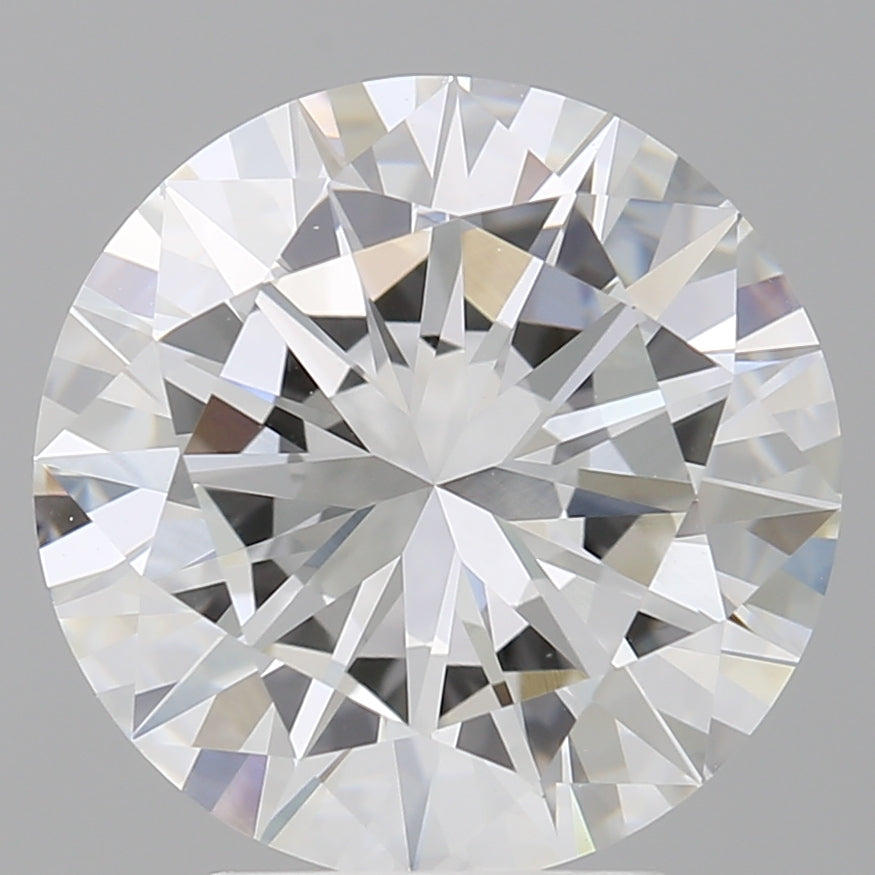 4.00 Carat Round Shaped, Very Good Cut, F Color, VVS2 Clarity, IGI Certified Lab Grown Diamond