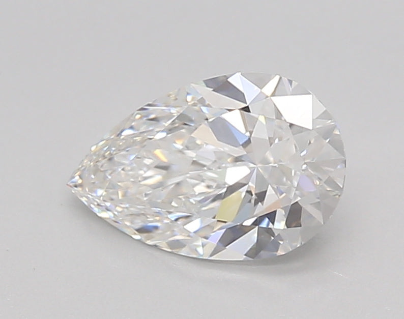 1.02 Carat Pear Shaped, Excellent Cut, D Color, VS1 Clarity, IGI Certified Lab Grown Diamond