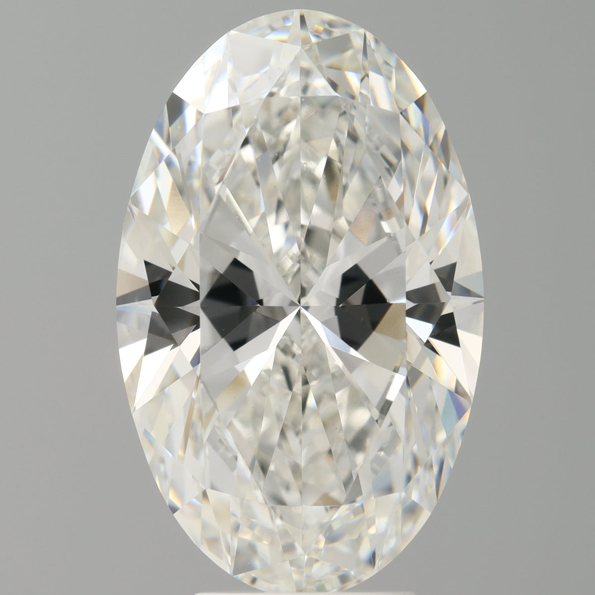 6.02 Carat Oval Shaped, Ideal Cut, F Color, VVS2 Clarity, IGI Certified Lab Grown Diamond