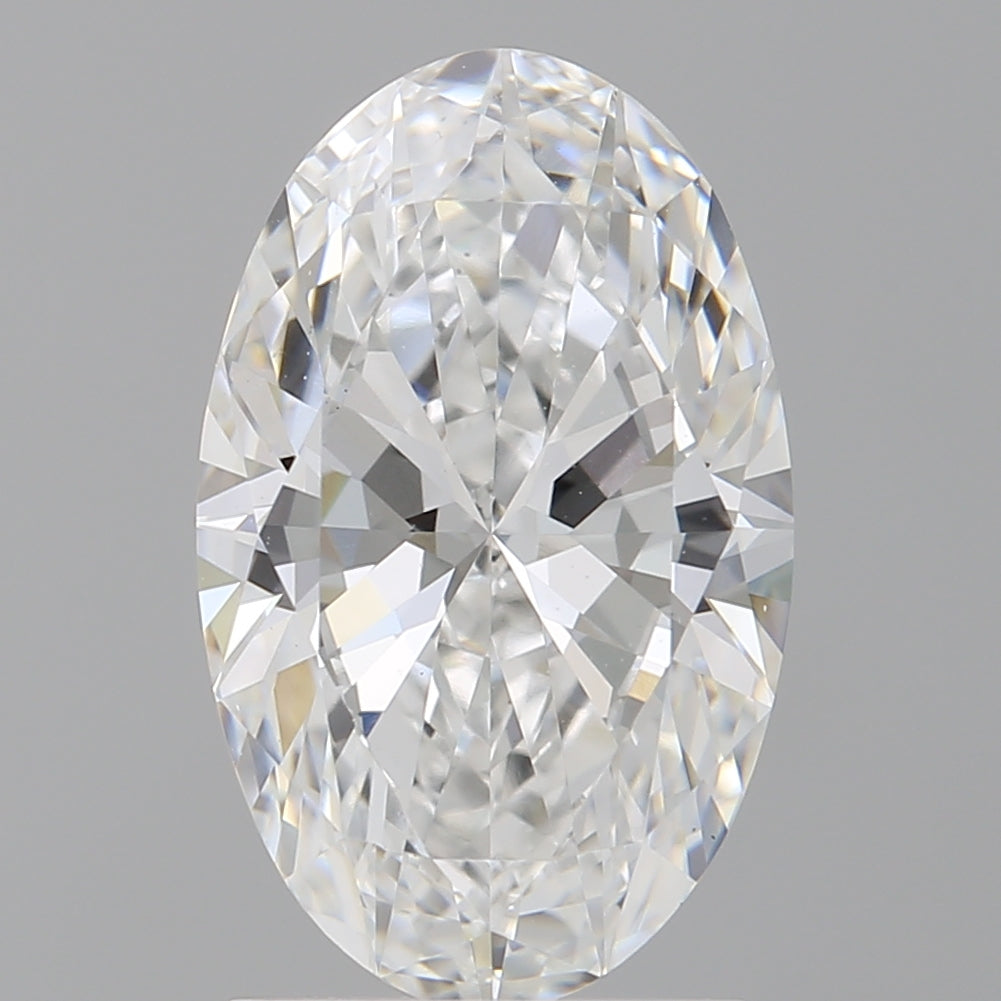 2.03 Carat Oval Shaped, Ideal Cut, E Color, VVS2 Clarity, IGI Certified Lab Grown Diamond