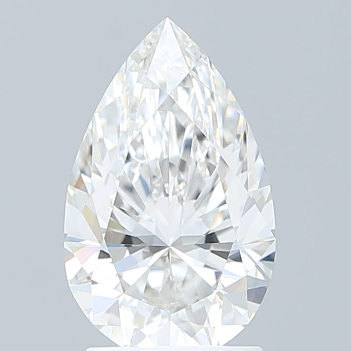 2.06 Carat Pear Shaped, Ideal Cut, E Color, VVS1 Clarity, IGI Certified Lab Grown Diamond