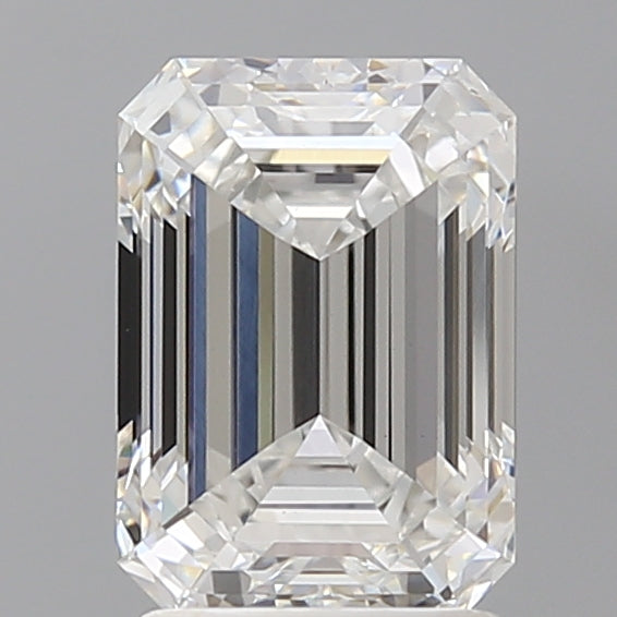 2.51 Carat Emerald Shaped, Ideal Cut, E Color, VVS2 Clarity, IGI Certified Lab Grown Diamond