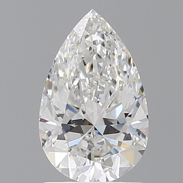 1.55 Carat Pear Shaped, Ideal Cut, E Color, VVS2 Clarity, IGI Certified Lab Grown Diamond