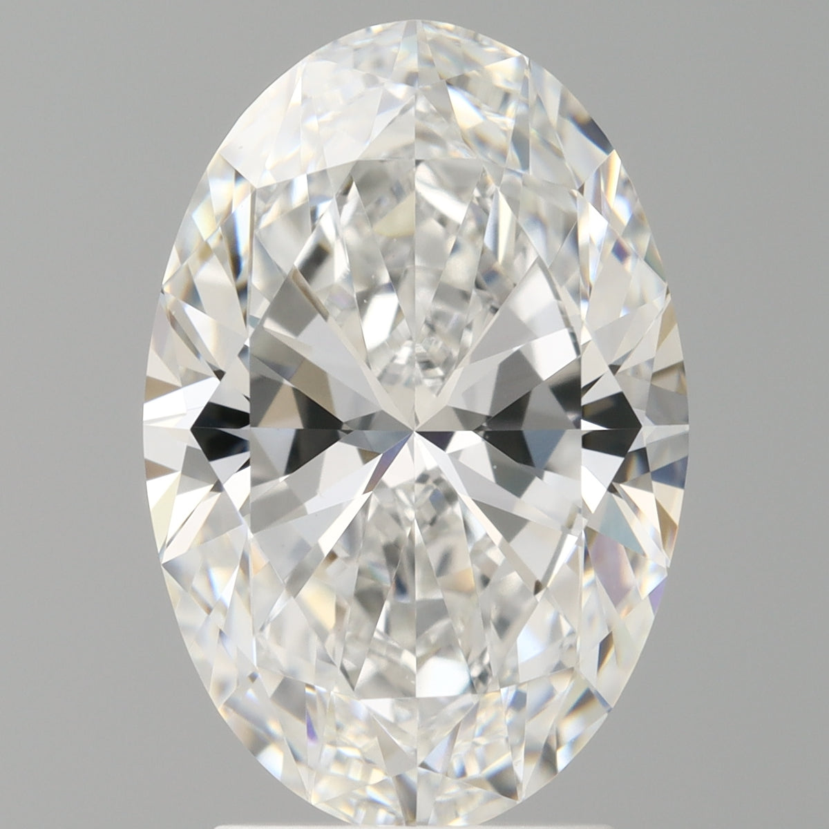 3.10 Carat Oval Shaped, Ideal Cut, E Color, VVS2 Clarity, IGI Certified Lab Grown Diamond