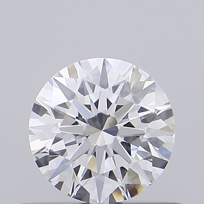 0.55 Carat Round Shaped, Ideal Cut, D Color, VVS2 Clarity, IGI Certified Lab Grown Diamond