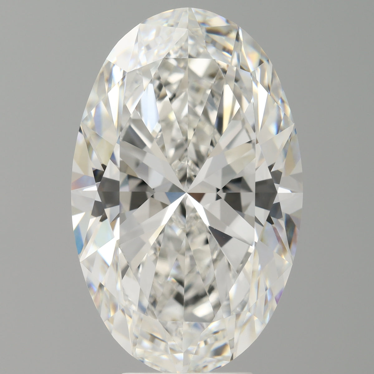 7.08 Carat Oval Shaped, Ideal Cut, F Color, VVS2 Clarity, IGI Certified Lab Grown Diamond