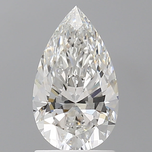 1.58 Carat Pear Shaped, Excellent Cut, F Color, VVS2 Clarity, IGI Certified Lab Grown Diamond