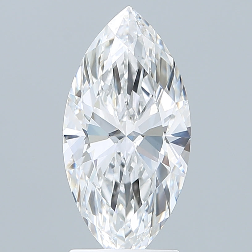 2.22 Carat Marquise Shaped, Ideal Cut, D Color, VS1 Clarity, IGI Certified Lab Grown Diamond