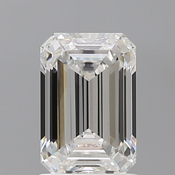 1.60 Carat Emerald Shaped, Ideal Cut, E Color, VVS2 Clarity, IGI Certified Lab Grown Diamond