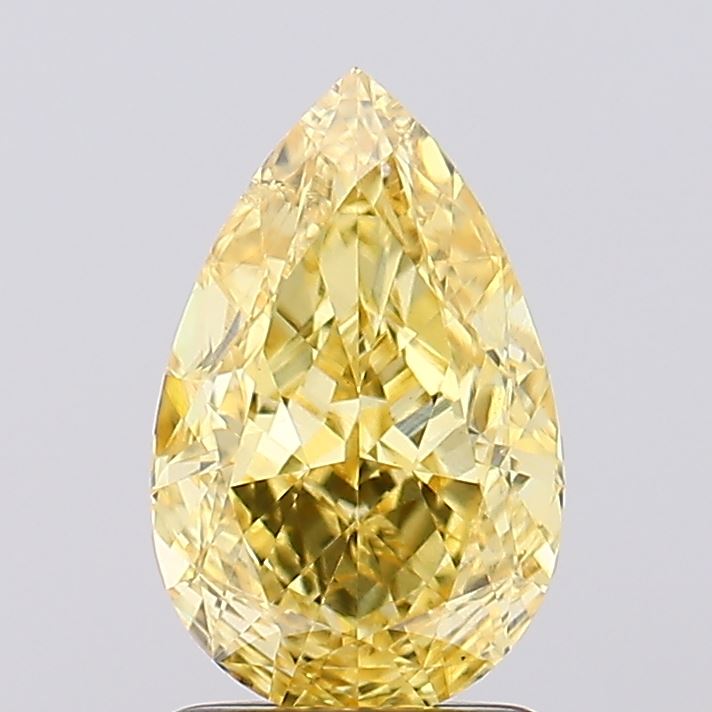 1.88 Carat Pear Shaped, Excellent Cut, SI1 Clarity, IGI Certified Lab Grown Diamond