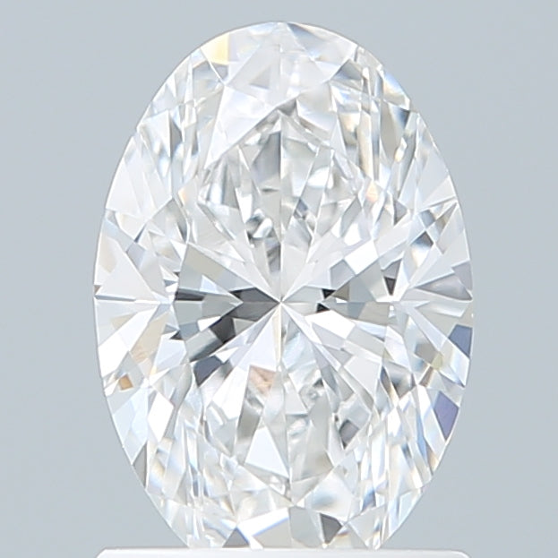 1.24 Carat Oval Shaped, Excellent Cut, E Color, VVS2 Clarity, IGI Certified Lab Grown Diamond