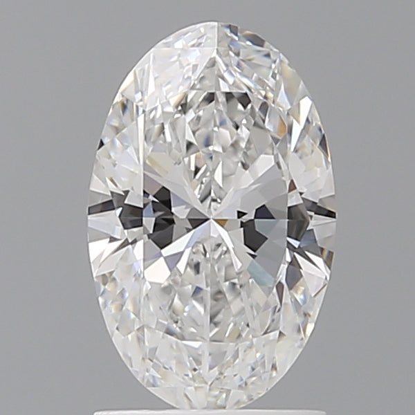 1.58 Carat Oval Shaped, Ideal Cut, D Color, VVS2 Clarity, IGI Certified Lab Grown Diamond