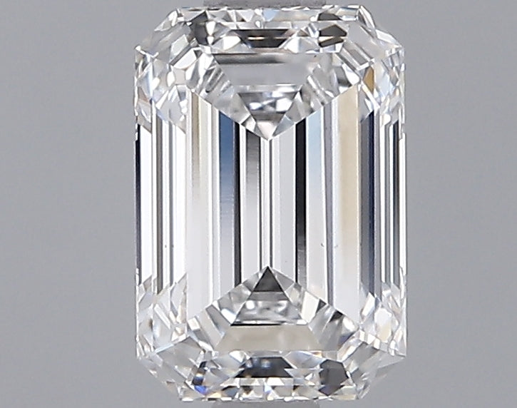 1.54 Carat Emerald Shaped, Ideal Cut, D Color, VS1 Clarity, IGI Certified Lab Grown Diamond