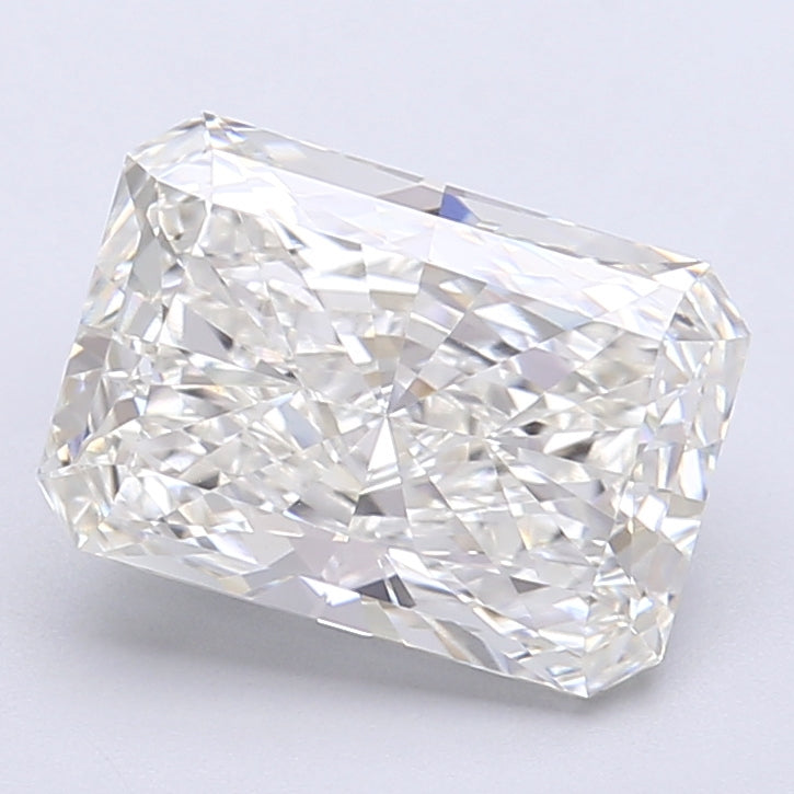 3.02 Carat Radiant Shaped, Very Good Cut, G Color, VVS2 Clarity, IGI Certified Lab Grown Diamond