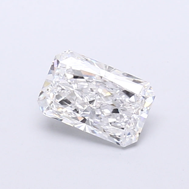 1.17 Carat Radiant Shaped, Very Good Cut, D Color, VVS2 Clarity, IGI Certified Lab Grown Diamond