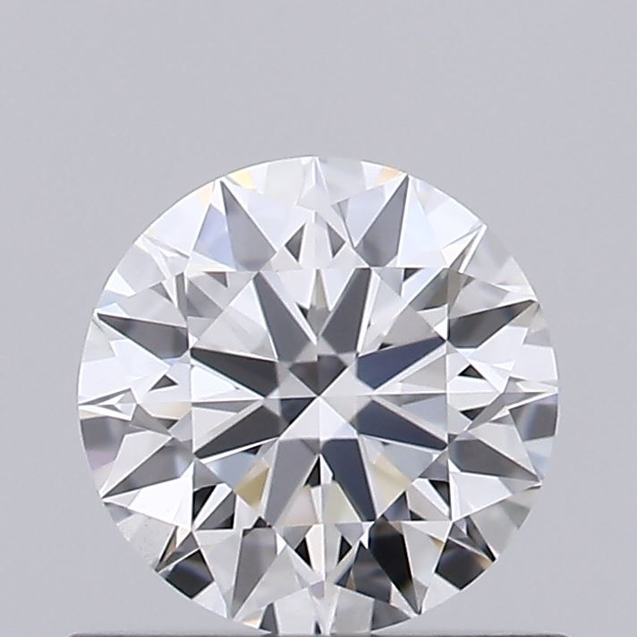 0.53 Carat Round Shaped, Ideal Cut, E Color, VS2 Clarity, IGI Certified Lab Grown Diamond