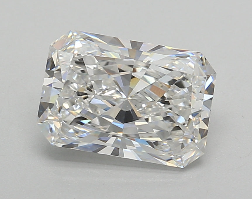 2.02 Carat Radiant Shaped, Excellent Cut, E Color, VVS2 Clarity, IGI Certified Lab Grown Diamond