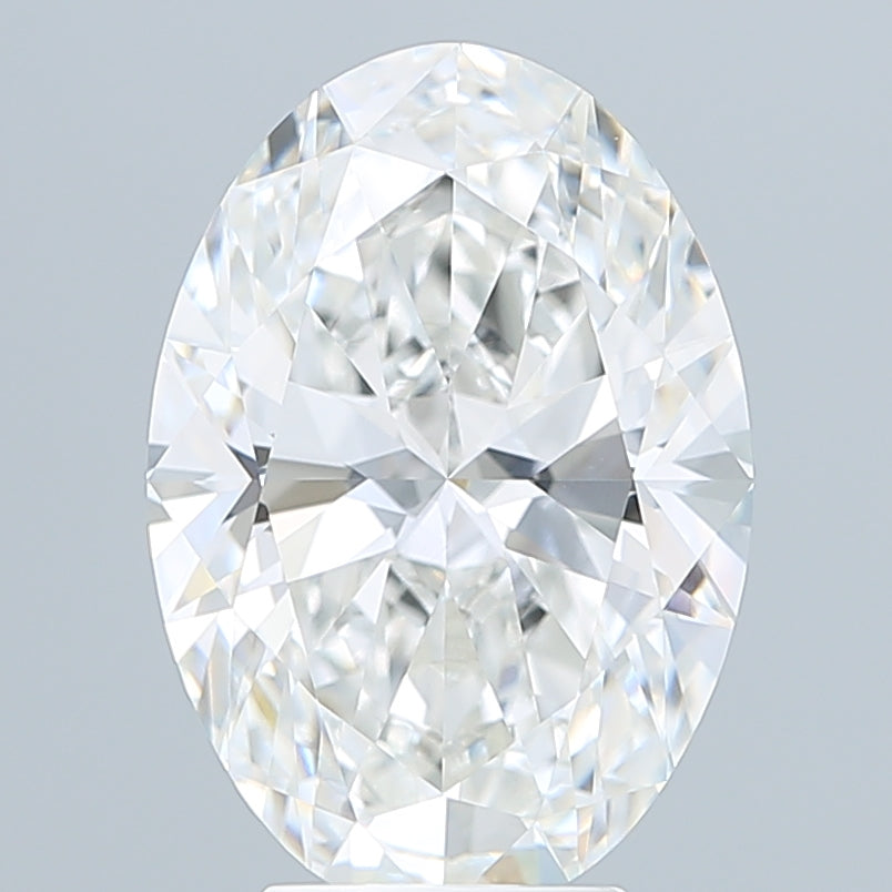 5.10 Carat Oval Shaped, Ideal Cut, F Color, VVS1 Clarity, IGI Certified Lab Grown Diamond