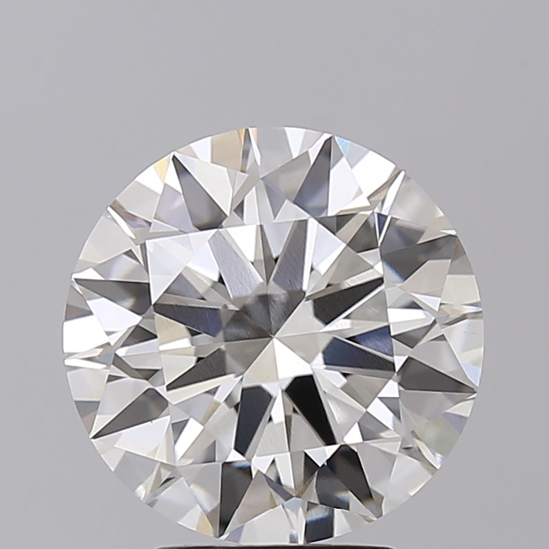 4.08 Carat Round Shaped, Ideal Cut, H Color, VVS2 Clarity, IGI Certified Lab Grown Diamond