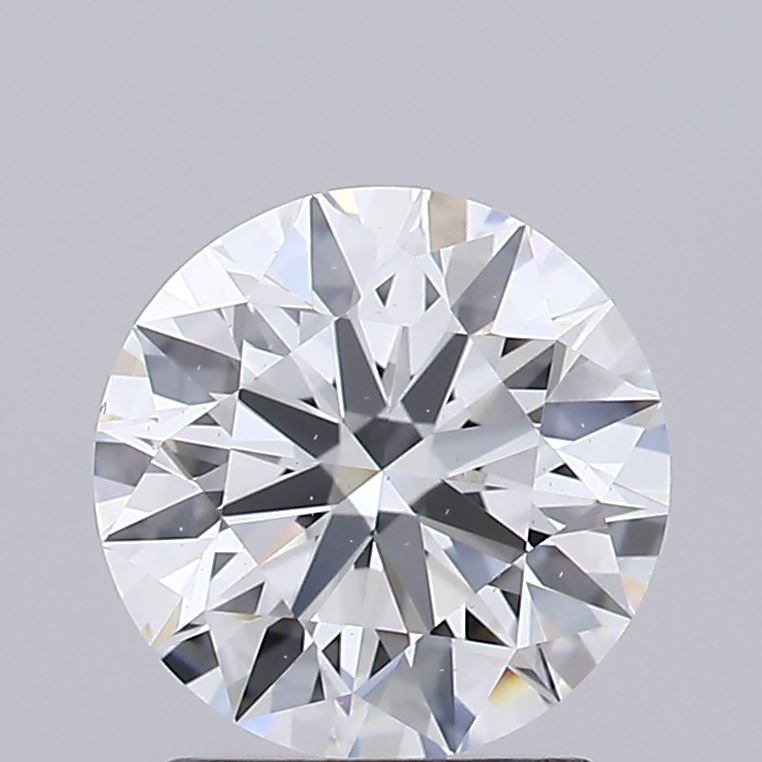1.56 Carat Round Shaped, Ideal Cut, D Color, VS2 Clarity, IGI Certified Lab Grown Diamond